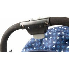 Mickey Mouse CZ10395 Blue Foldable Pushchair, a lightweight stroller for kids 6-36 months with canopy, brakes, and anti-breeze system