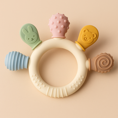 Erduo Silicone Baby Teether, 0-12 Months
