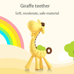 Dr.isla Giraffe Silicone Teether UK - BPA-Free Baby Teething Toy