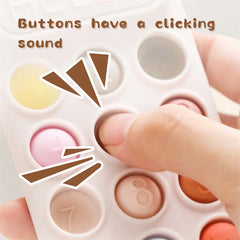 Govinto Clicky Phone Pal Silicone Teether, BPA-free textured toy for 3+ years, unisex