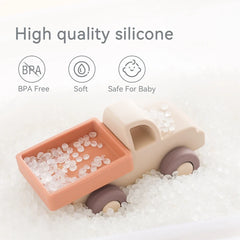 Hauler Truck Silicone Teether